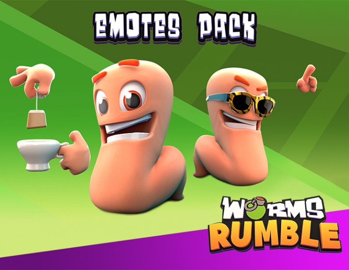 Worms Rumble  Emote Pack (steam key) -- RU