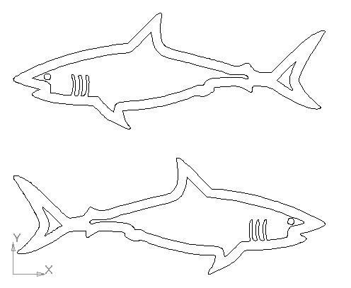 Акулы DXF