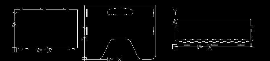 Чертеж Мангала в DXF