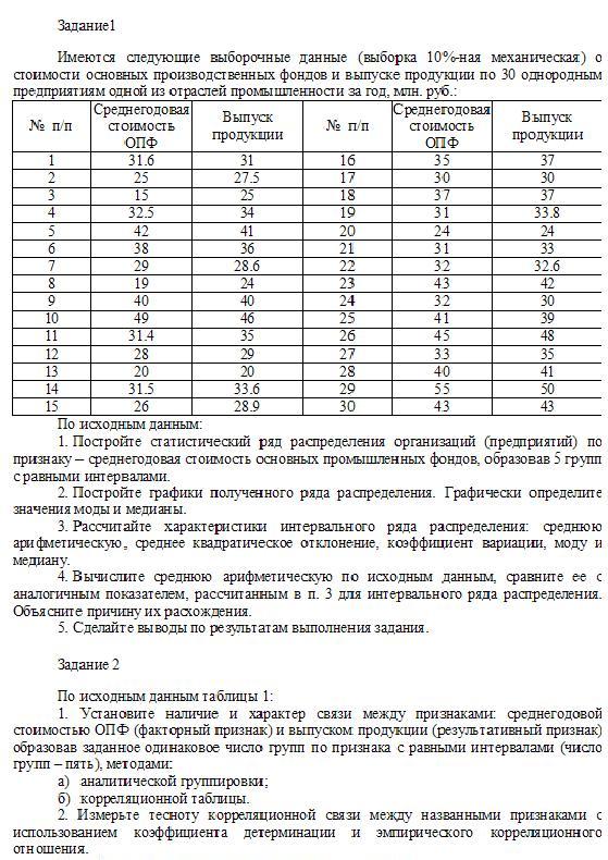 Контрольная работа: по Статистике 27