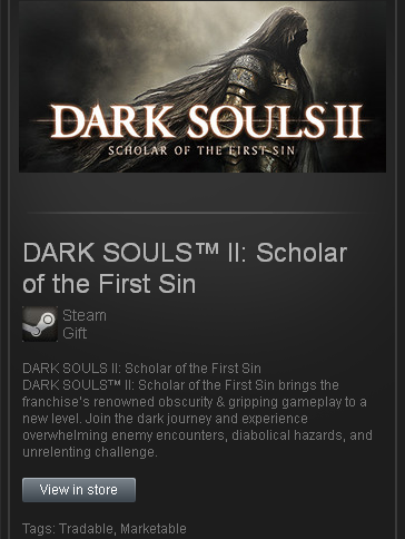 DARK SOULS II Scholar of the First Sin STEAM ROW / free