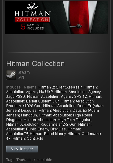 Hitman Collection - STEAM Gift - Region RU+CIS