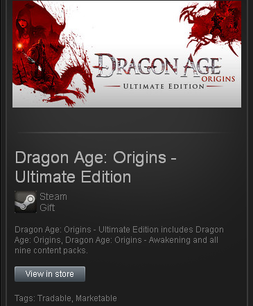 Dragon Age Origins: Ultimate Edition - STEAM ROW / free