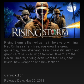 Rising Storm: Game of the Year - GOTY (ROW) Steam Gift