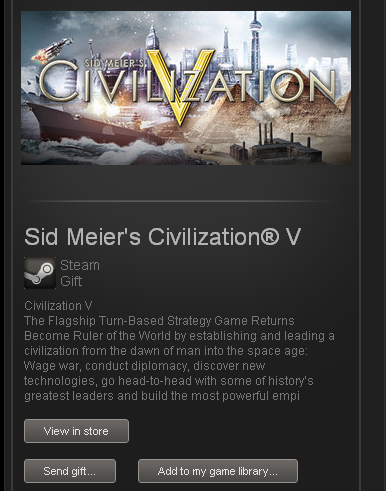 Sid Meier´s Civilization V - STEAM Gift - ROW / free