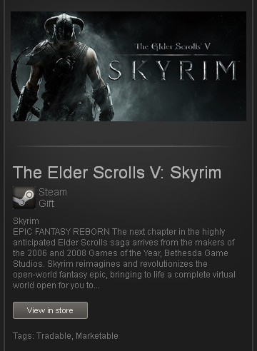 The Elder Scrolls V 5 Skyrim ROW STEAM Gift Region Free