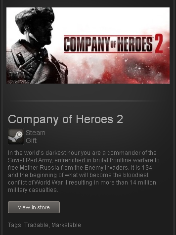 Company of Heroes 2 (ROW) - STEAM Gift - Region Free