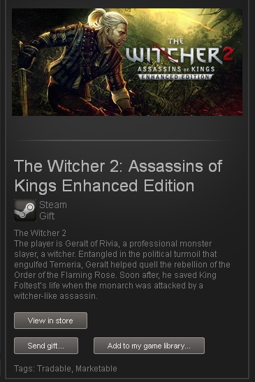 The Witcher 2 Assassins of Kings Enhanced Edition / ROW