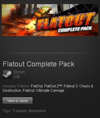 Flatout Complete Pack (ROW) - STEAM Gift - Region Free