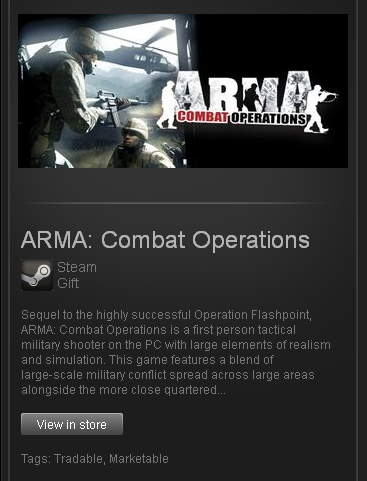ARMA: Combat Operations (ROW) - STEAM Gift Region Free