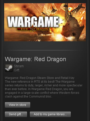 Wargame: Red Dragon - STEAM Gift - (Region RU+CIS+UA**)