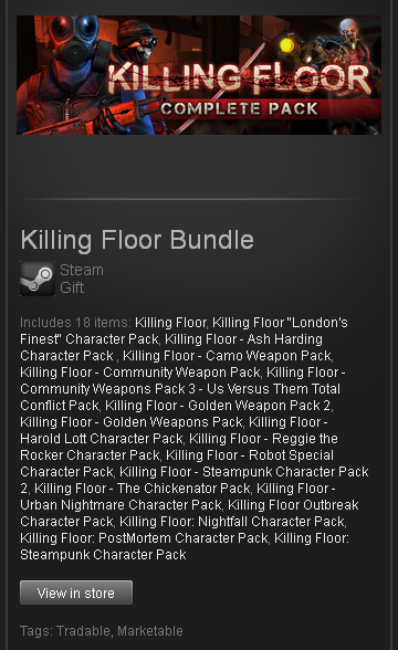Killing Floor Complete Pack - STEAM Gift / GLOBAL