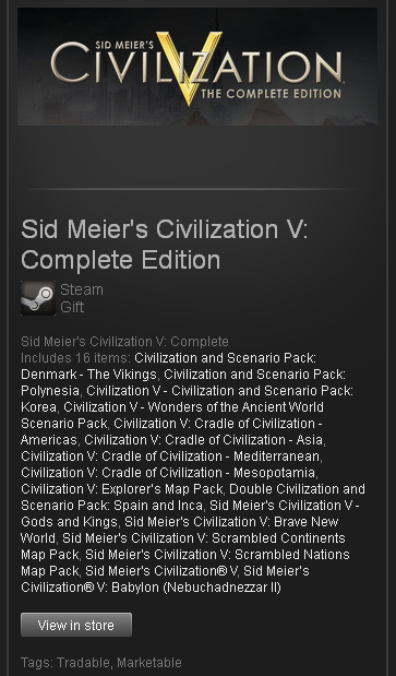 Sid Meiers Civilization 5 Complete - STEAM Gift GLOBAL