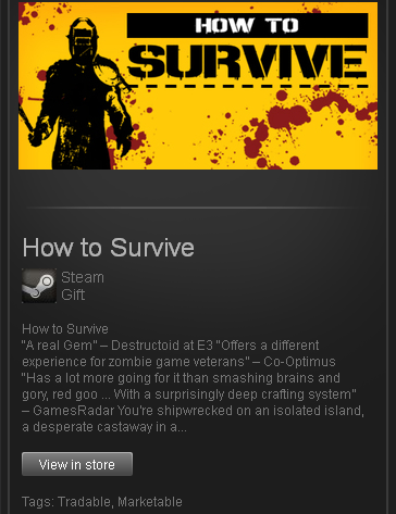 How to Survive (ROW) - Steam Gift - Region Free