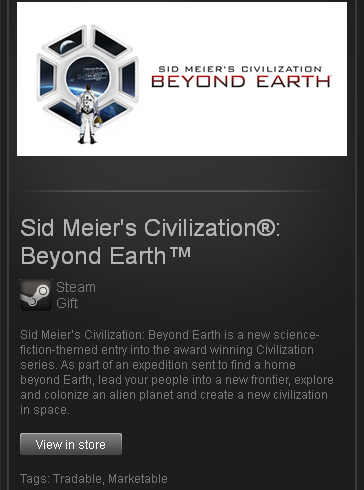Sid Meiers Civilization Beyond Earth STEAM / RU+CIS+UA