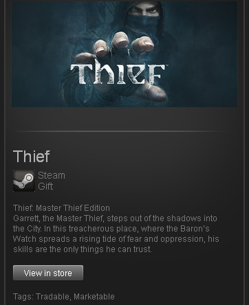 Thief: Master Edition (ROW) - STEAM Gift - Region Free