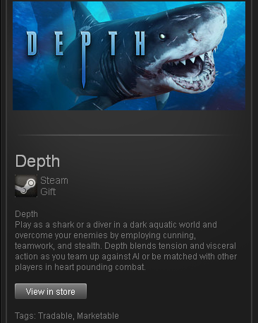 Depth (ROW) - STEAM Gift - Region Free