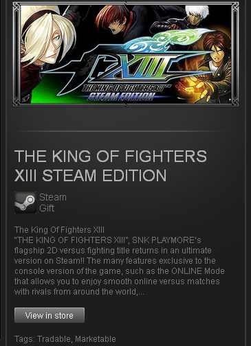 The King Of Fighters XIII 13 - STEAM Gift (RU+CIS**)