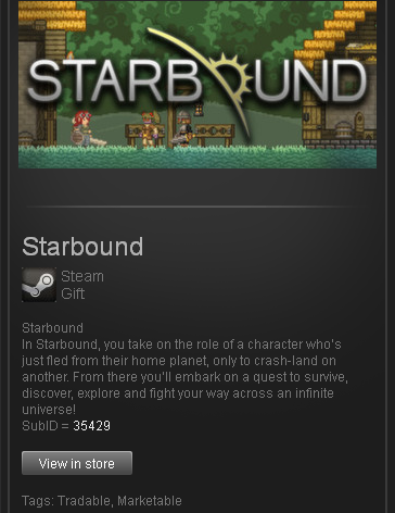 Starbound - STEAM Gift - Region RU+CIS+UA