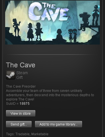 The Cave Preorder (ROW) - STEAM Gift - Region Free