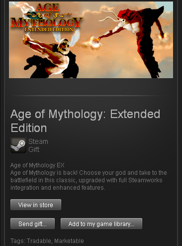 Age of Mythology: Extended Edition (ROW**) - Steam Gift