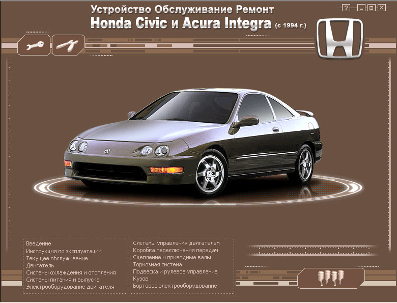 Honda Civic и Acura Integra с 1994г - Устройство,ремонт