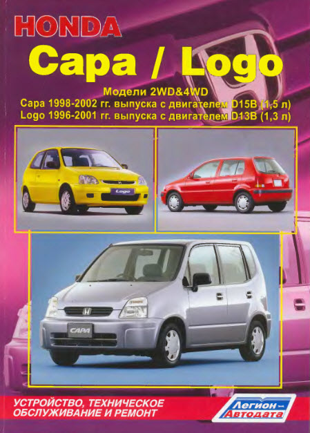 Honda Capa / Logo (96-02г) - Руководство по ремонту