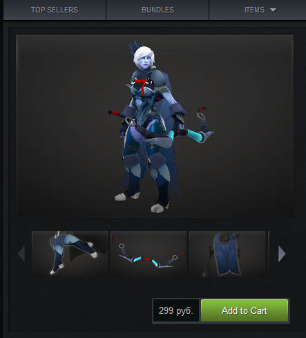 Sylvan Guard´s Finery Set ( Drow Ranger )