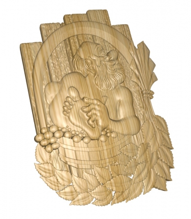 CNC-ЧПУ модель "Банька" .STL
