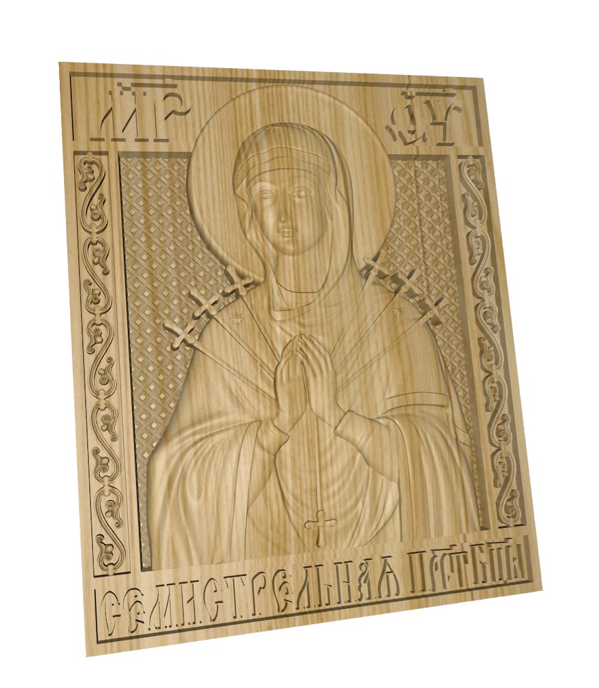 CNC-ЧПУ модель "Семистрельная" .STL