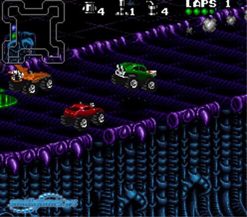Игра Rock n´ Roll Racing на Sega
