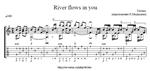 Табулатура и ноты River Flows In You - Yiruma