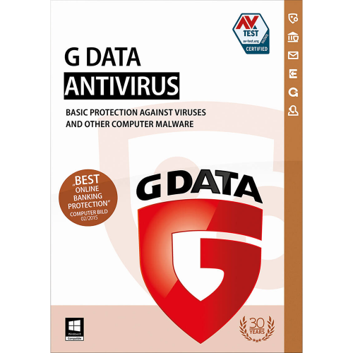 G Data Antivirus 2016 3 ПК 1 год + Подарок