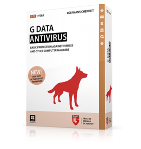 G Data Antivirus 2016 3 ПК 2 года + Подарок
