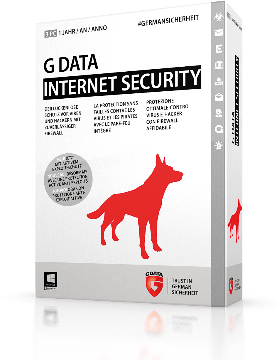 G Data Internet Security 2016 3 ПК 2 ГОДА + Подарок