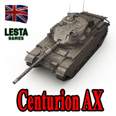 Centurion AX in the hangar ✔️ WoT CIS