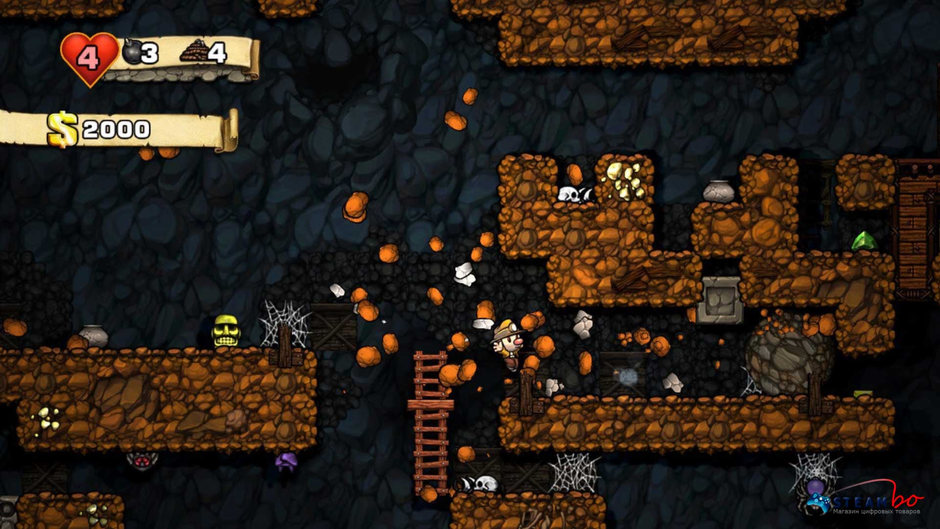 Roguelike adventures. Spelunky игра. Spelunky 2008. Spelunky Roguelike-игры. Spelunky 2 боссы.