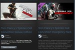 Splinter Cell Conviction + Insurgency DLC (Steam Gifts)