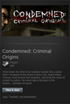 Condemned Criminal Origins (Steam Gift Region Free/ROW)