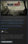 Valiant Hearts: The Great War (Steam Gift Region Free)