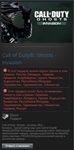 Call of Duty: Ghosts - Invasion DLC (Steam Gift RU/CIS)