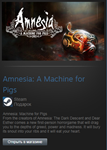 Amnesia: A Machine for Pigs (Steam Gift Region Free)