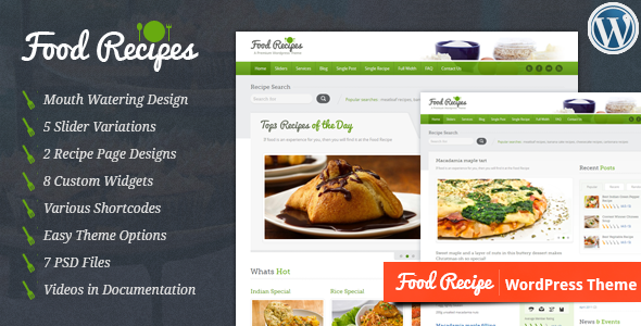 Food Recipes 1.1.4 - русификация