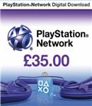 PLAYSTATION NETWORK  PSN 35 UK