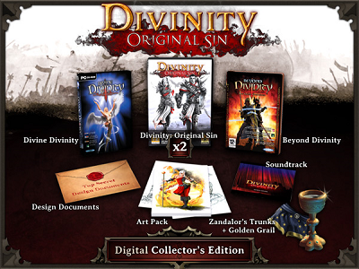 Divinity Original Sin Digital Collectors(Steam account)