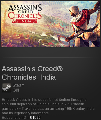 Assassin’s Creed® Chronicles: India(Steam Gift RegFree)