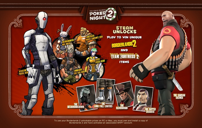 Poker Night 2 Steam Items