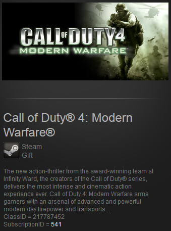 Call of Duty 4: Modern Warfare (Steam Gift Region Free)