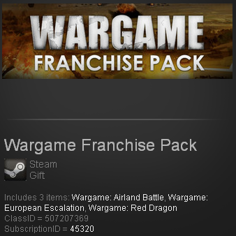 Wargame Franchise Pack ROW(Steam Gift  Region Free)