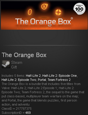 The Orange Box (Steam Gift  Region Free)